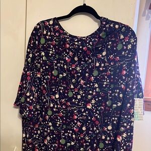 LuLaRoe IrmaMulticolored Floral Print Blouse